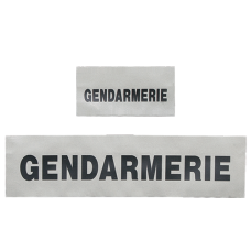 2 Bandeaux rétro réfléchissants  gendarmerie KERDIER
